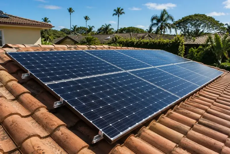 Installation de panneaux solaires à Villemolaque